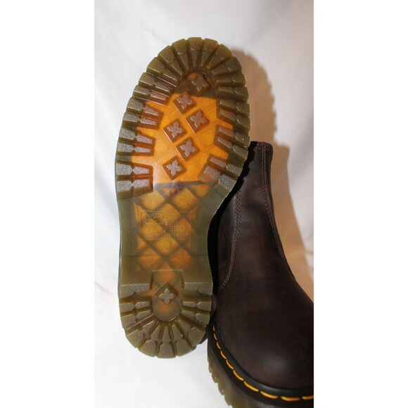 Dr Martens 2976 Chelsea Platform Pull On Boot Dark Brown Crazy Horse Women’s‎ 9 - Picture 5 of 5